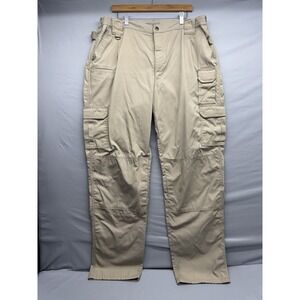 Mens 5.11 Cargo Pant Tactical Workwear Regular Fit Stryke 42x36 Khaki *read